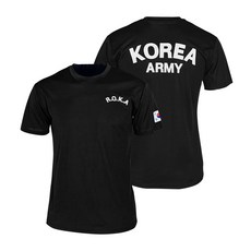 로카반팔티셔츠 ROKA 로카티 코리아 아미 군인 티셔츠