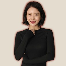 엑스웜 여성용 라운드 보온내의 상하세트 신축성 좋은 국내생산