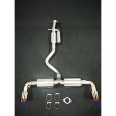 TOYOTA GR YARIS 鈦合金排氣管 (中尾段), 詳見包裝