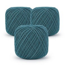 日本 Olympus Philip Textile 金牌 40支 編織線 50g, 3個, 342 藍綠色