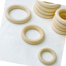 뜨개부자재 내추럴 우드링 나무고리 나무링 마크라메 재료 4cm, 본상품