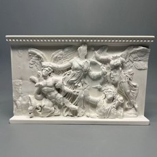 그리스로마 신화 석고 오브제 조각상 조각 미술 작품 장식품, A. 천사와 거인 개