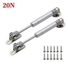 4PCS 가구 경첩 주방 도어 목재 공압 하드웨어에 지원 캐비닛 리프트 20 200N, 2Pcs 20N