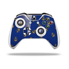 XBOX One SX 컨트롤러와 호환되는 WraptorSkinz 데칼 비닐 스킨 랩 - 앵커 어웨이 블루컨트롤러 미포함, XBOX One SX 컨트롤러와 호환되는 Wraptor