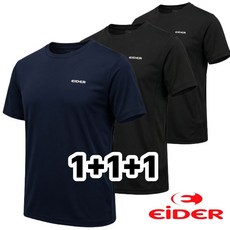 [매장정품] 아이더 반팔 라운드 티셔츠 1+1+1 3종세트 냉감 아이스 시원한 반팔티 등산 현장 빅사이즈