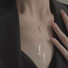 로즈허니 길이조절 롱 목걸이 팬던트 초커 패션목걸이