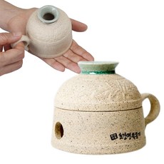 천년거북 희상 초간편 쑥뜸기 도자기 온구기 가정용, 단품