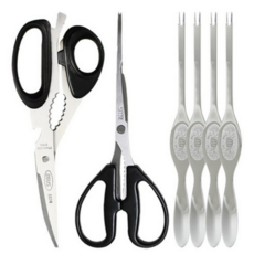 제우스 다용도 게가위 + 게살가위 + 게살포크 4p 세트, 2세트