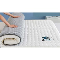 거실 손님용 토퍼 허리디스크에 좋은 메트리스 원룸, White 라텍스 90x190cm 두께 5.5