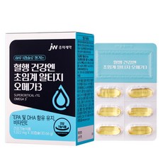 중외제약 혈행 건강엔 초임계 알티지 오메가3 혈행&눈건강, 1세트, 30정