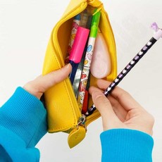 가죽 필통 만들기 1SET 고등학생필통 필통만들기diy, 머스타드