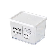 透明保鮮收納盒 - 保鮮防潮 輕巧便攜 食物收納好幫手, 1個