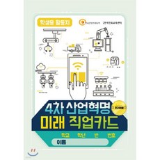 4차 산업혁명 미래 직업카드 학생용 활동지