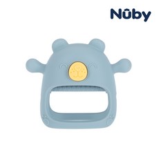 누비 곰돌이 글러브 손목 치발기, 1개, 블루베어, 단품