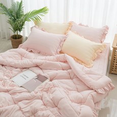 BEDCOVER 차렵 이불 소르베 프릴 이불 Q [BBT44274]