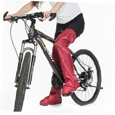 자전거 라이딩 신발 보호 방수 방풍 긴 덮개 커버 우천 야외 라이딩, 레드_XL