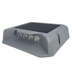태양광 엘렌 LED 벽등 지중등 겸용 IP65 방수방진 벽조명, 2등, 사각