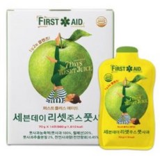 퍼스트플러스에이드 세븐데이 리셋주스 풋사과맛 1box, 980g, 1개