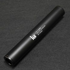 |건스토리| HK 사일렌서/소음기/서프레서/14mm역나사+19mm 무두나사 고정 2type (110mm/160mm/210mm), 1개, 210mm