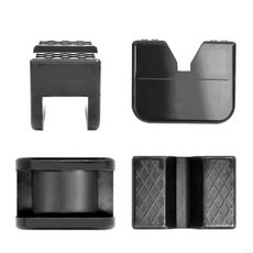 H58F 4PCS 자동차 잭 스탠드 패드 어댑터 헤비 듀티 핀치 용접 측면 프레임 레일 프로텍터 및, 잭 러버 패드 어댑터 스탠드 유니버설 헤비 듀티 고무