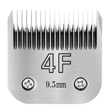 전문 애완견 개 고양이 손질 분리형 블레이드는 대부분의 Andis Oster A5 & 76 Wahl KM 10 시리즈 동물 가, 09 NO.4F--9.6mm