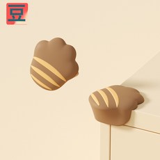 DFMEI 貓爪桌角防撞護角嬰兒童桌子包角軟硅膠防磕碰安全角油煙機保護套, 1個, 如圖