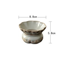 彌言 全瓷茶漏兩件套裝 汝窯 茶葉過濾器 茶道配件, 1個, 茶漏套裝