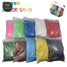 [픽커] 유아놀이완구 아기모래놀이 아기놀이완구 색모래 1kg 남색