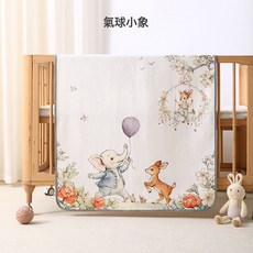 嬰兒隔尿墊 寶寶床墊, 氣球小象7A抗菌隔尿墊:50x70cm, 1個