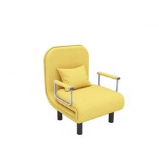 접이식 소파 침대 아파트 작은 가족 안락 의자 단일 라운지, 5. Yellow 80x19012