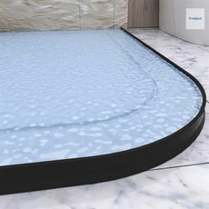 유연한 T자형 실리콘 물막이(블랙) 욕실바닥물막이