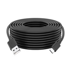 USB C타입 충전 케이블 cctv 홈캠 S55, 1개, 블랙, 10m