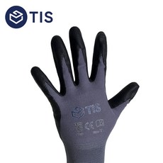 [TIS] 작업장갑 NBR 코팅 스마트폰 터치, 1개, L사이즈