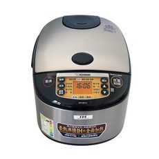 象印 IH豪熱沸騰6人份微電腦電子鍋, 銀色(XT), NP-HEF10