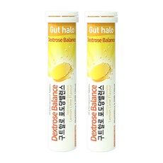 구트할로 포도당밸런스 / 발포 포도당 음료, 2개, 20정