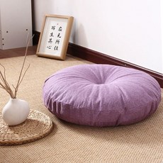 명상방석 좌복 매트 기도 명상 참선방석, A. 라벤더