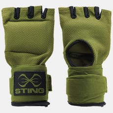 Sting STING 신축성 있는 퀵 복싱 핸드 랩 장갑 MMA 대회 및 트레이닝을 위한 장비 카키 스몰, 01 M