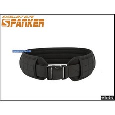 【野戰搖滾-生存遊戲】SPANKER 兩用型戰術腰封、腰靠 黑色 MOLLE 戰術腰帶 勤務腰帶 S腰帶, 多地形迷彩,M, 1個
