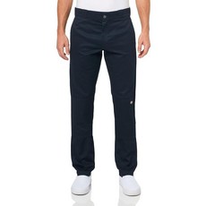 Dickies 남성용 스키니 핏 더블 니 작업 바지 다크 네이비. 40 x 34