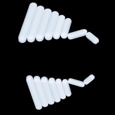 12Pcs PTFE 마그네틱 교반기 믹서 교반봉 마그네틱 교반봉 실험실봉 교반판봉 40mm1.57인치, 50mm/1.96inch
