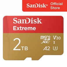 샌디스크 익스트림 메모리카드 마이크로칩 QXA1, 2TB, 1개