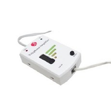JI 座機聲音放大機, 1個, 電話聽筒擴音器, 白色, CA-35