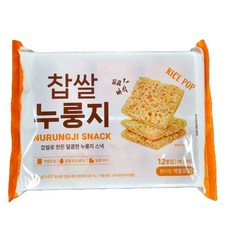 찹쌀 누룽지 과자 쌀과자 간식, 4개, 288g