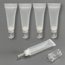 포포라운지 화장품 튜브 용기 아이크림 에센스 소분 공병 여행용 샘플 케이스, 5개, 15ml