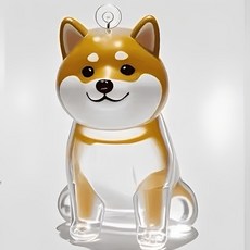 반려동물 강아지 털 키링 웰시코기 메모리얼 반려견 보관, 시바 이누 1개, 1개, 1L