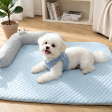 시원하시개 반려동물 강아지 쿨매트 방석 시원한 쿨링 쿠션 소형견 중형견 대형견, 1개