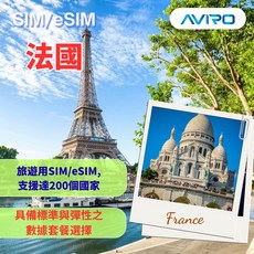 洲際電通 法國每日套餐SIM卡 (1-30天) - 二類電信, 不限量,30