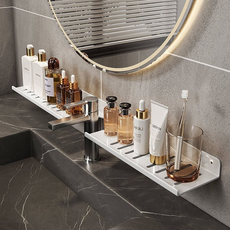 욕실 세면대 선반, U자형 화이트, 1개