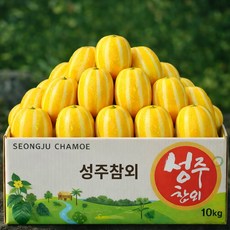[햇살담은과일상자] 고당도 성주 참외 중대과랜덤, 1박스, 1kg(랜덤과)