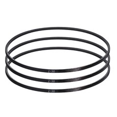 HARFINGTON 3피스 Z-57 Z 타입 V-벨트 1450mm/57.1인치 내부 길이 x 0.37cm 너비 x 0.25인치 높이 Z 타입 폐쇄 루프 고무 변속기 벨트, Z 38, 3